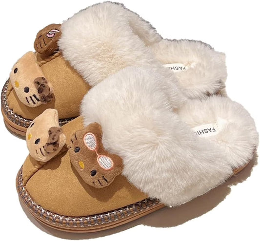 Kitty Plush Slippers